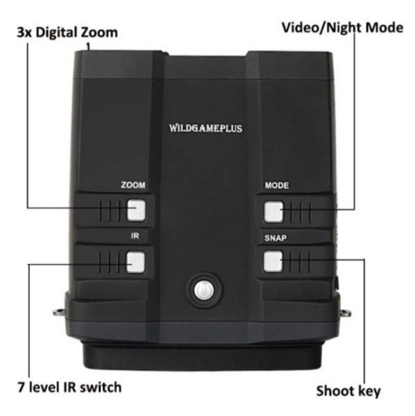 Прибор ночного видения Widgameplus WG500B 1080P HD 10.8X31 Цифровой бинокль 1690004371 фото