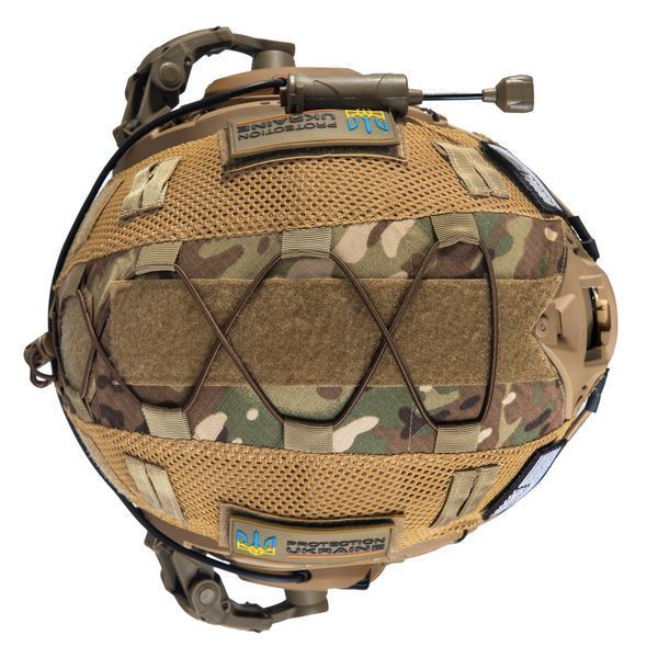 Шлем тактический Fast TEAM WENDY Helmet NIJ IIIA + Наушники Walkers Razor Slim с чебурашкой + фонарик + кавер 010S1 фото