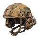 Шолом тактичний Fast Helmet NIJ IIIA + Навушники Earmor M32 MOD3 з чебурашкою +&nbsp;ліхтарик + кавер 020S1 фото 1