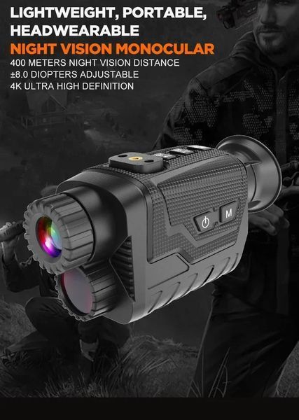 Монокуляр нічного бачення NV8260 4K 1080P HD 8-кратним цифровим зумом 2166838144 фото
