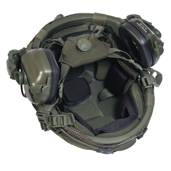 Шлем тактический Fast TEAM WENDY Helmet NIJ IIIA + Наушники Earmor M31 MOD3 с чебурашкой + кавер 025S1 фото