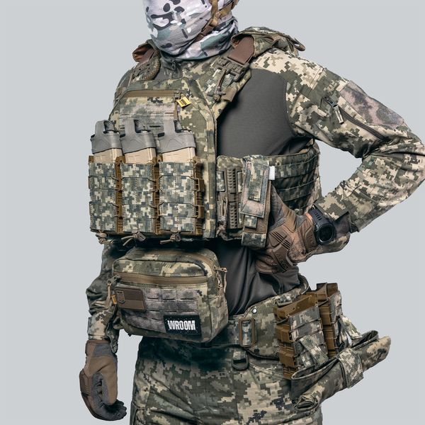 Бронежилет Neptun GEN4 V2+ піксель 6 класу захисту з бічним і паховим захистом 2 класу, системою швидкоскида 2109141931 фото