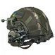 Шолом тактичний Fast Helmet NIJ IIIA + Навушники Earmor M31 MOD3 з чебурашкою +&nbsp;ліхтарик + кавер 026S1 фото 7