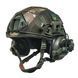 Шолом тактичний Fast Helmet NIJ IIIA + Навушники Earmor M31 MOD3 з чебурашкою +&nbsp;ліхтарик + кавер 026S1 фото 1