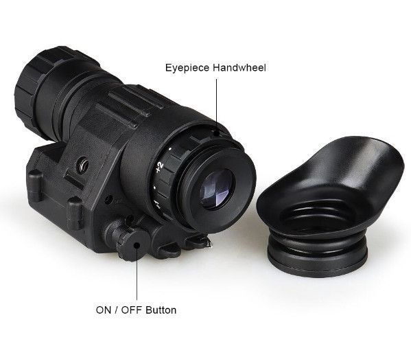 Монокуляр ночного видения PVS-14 (до 400м) с креплениями Mount на шлем 1887917583 фото