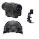 Комплект - монокуляр ночного видения NVG30 Wi-Fi 940nm + шлем (ABS-пластик) + крепления (Черный) 2191877106 фото 1
