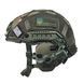 Шлем тактический Fast Helmet NIJ IIIA + Наушники Walkers Razor Slim с чебурашкой + кавер мультикам 028S1 фото 2