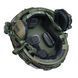 Шлем тактический Fast Helmet NIJ IIIA + Наушники Walkers Razor Slim с чебурашкой + кавер мультикам 028S1 фото 3