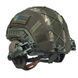 Шлем тактический Fast Helmet NIJ IIIA + Наушники Walkers Razor Slim с чебурашкой + кавер мультикам 028S1 фото 5