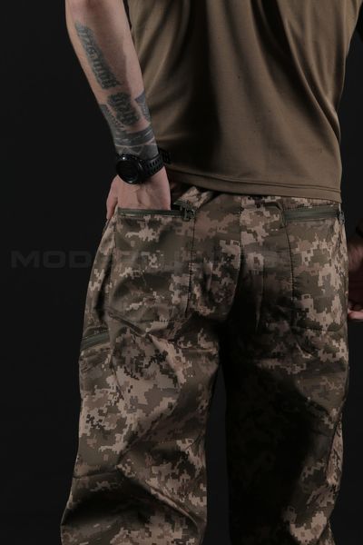 Брюки зимние Хантер Софтшелл пиксель ВСУ термофлис HS_PANTS_PXL_001 фото