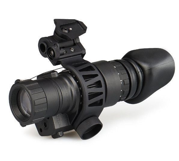 Монокуляр ночного видения PVS-14 с креплениями Mount + крепление Rhino рог + кронштейн FMA L4G24 1889412989 фото