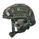Шлем тактический Fast TEAM WENDY Helmet NIJ IIIA + Наушники Walkers Razor Slim с чебурашкой + кавер мультикам 031S1 фото 2