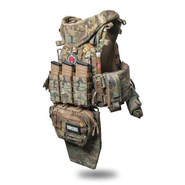 Бронежилет 6 класса "Ghost Gen4 V4" с баллистической защитой 1 класса, системой быстрого сброса + 9 итогов, цвет мультикам 2206200358 фото