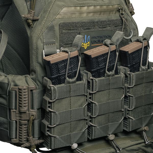 Плитоноска RAPTOR VORTEX Олива с быстрым сбросом. MOLLE 9 подсумков 101-3 фото
