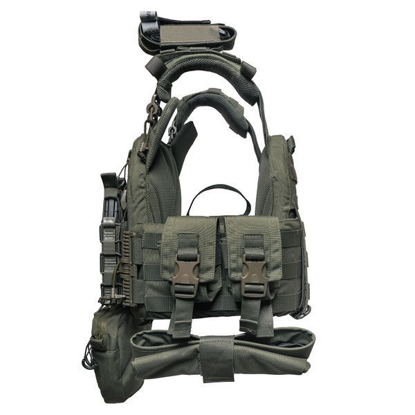 Плитоноска RAPTOR VORTEX Олива с быстрым сбросом. MOLLE 9 подсумков 101-3 фото