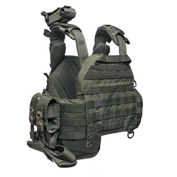 Плитоноска RAPTOR VORTEX Олива с быстрым сбросом. MOLLE 9 подсумков 101-3 фото