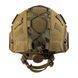 Шолом тактичний FAST Helmet NIJ IIIA балістичний кевларовий койот + Кавер мультикам 012 фото 7