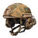 Шолом тактичний Fast Helmet NIJ IIIA + Навушники Earmor M32 MOD3 з чебурашкою + кавер 019XL2 фото 1