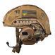 Шолом тактичний Fast Helmet NIJ IIIA + Навушники Earmor M32 MOD3 з чебурашкою + кавер 019XL2 фото 2