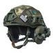 Шлем тактический Fast Helmet NIJ IIIA + Наушники Walkers Razor Slim с чебурашкой + фонарик + кавер 039S1 фото 1