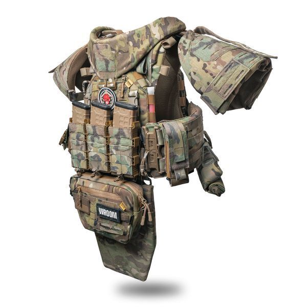 Бронежилет 6 класса "Ghost Gen4 V5+" с баллистической защитой 2 класса, системой быстрого сброса + 9 итогов, цвет Мультикам 2206345375 фото
