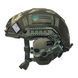 Шлем тактический Fast Helmet NIJ IIIA + Наушники Walkers Razor Slim с чебурашкой + кавер пиксель 040S1 фото 2