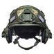 Шлем тактический Fast Helmet NIJ IIIA + Наушники Walkers Razor Slim с чебурашкой + кавер пиксель 040S1 фото 6