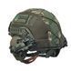 Шлем тактический Fast Helmet NIJ IIIA + Наушники Walkers Razor Slim с чебурашкой + кавер пиксель 040S1 фото 7