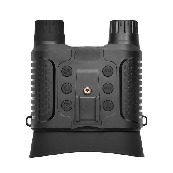 Прилад (бінокуляр) нічного бачення NV8160 (до 400м) з кріпленням на голову та шолом (Чорний) 1998886245 фото