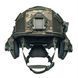 Шлем тактический Fast TEAM WENDY Helmet NIJ IIIA + Наушники Walkers Razor Slim с чебурашкой + фонарик + кавер 041 фото 5
