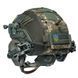 Шлем тактический Fast TEAM WENDY Helmet NIJ IIIA + Наушники Walkers Razor Slim с чебурашкой + фонарик + кавер 041 фото 8