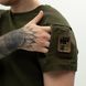 Тактическая летняя футболка с велкро Сombat TQ хаки M 44-46 cmbtTQ_hk_01 фото 1