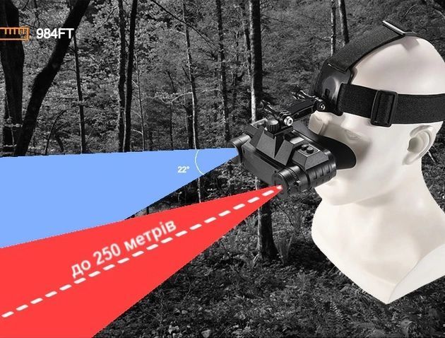 Прибор ночного видения G1 4.5х 1920x1080P 940nm с креплением на голову + карта 32Гб 2012736941 фото
