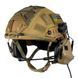 Шолом тактичний FAST Helmet NIJ IIIA + Навушники Earmor M32H MOD3 + Кавер мультикам 013 фото 1