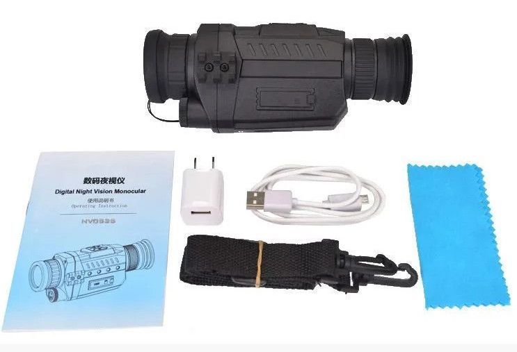Прибор ночного видения NV 535 Night Vision монокуляр (до 200м в темноте) Черный 1612978772 фото