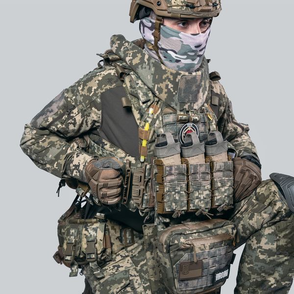 Бронежилет 6 класса "Ghost Gen4 V4+" с баллистической защитой 2 класса, системой быстрого сброса + 9 итогов, цвет пиксель 2236160264 фото