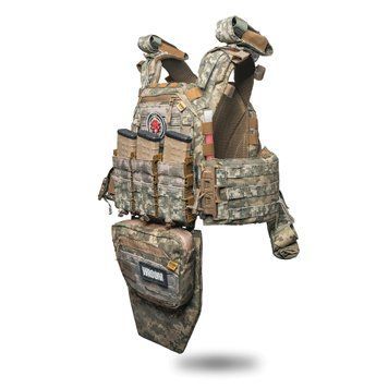 Бронежилет 6 класу "Ghost Gen4 V3" з балістичним захистом 1 класу, системою швидкого скидання + 10 підсумків, колір піксель 2236200009 фото