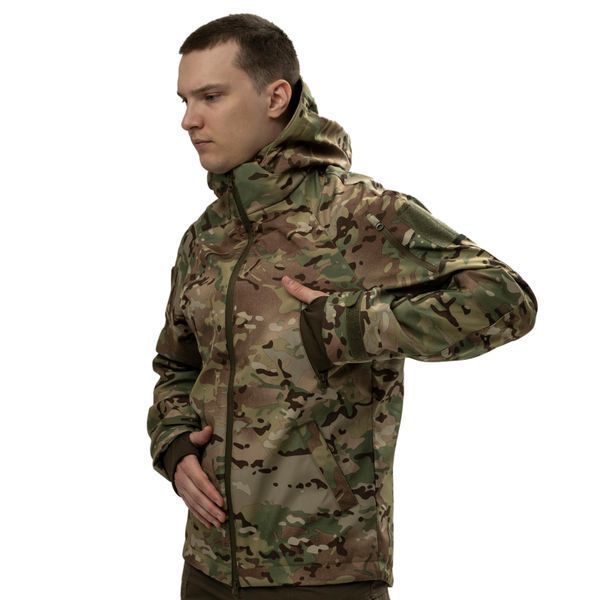 Куртка тактическая демисезон Soft Shell LVL 5. Multicam S Hunter_SH_mk001 фото