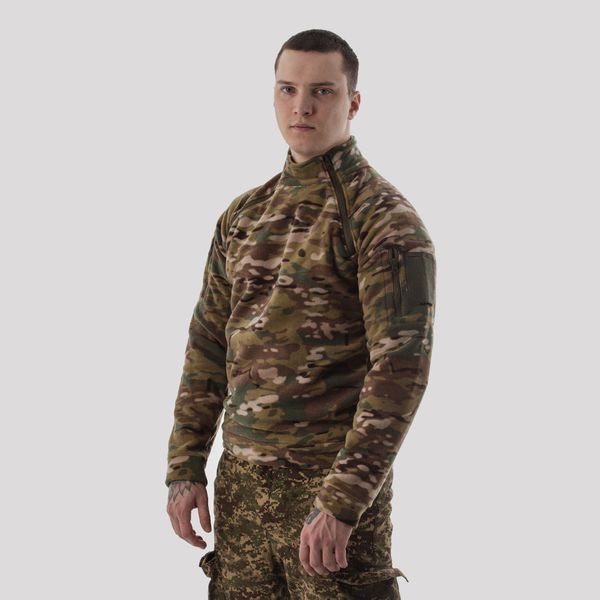 Кофта флис анорак лонгслив с молниями мультикам S FS-001 фото