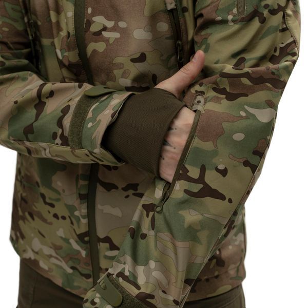 Куртка тактическая демисезон Soft Shell LVL 5. Multicam S Hunter_SH_mk001 фото