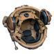 Шолом тактичний Fast TEAM WENDY Helmet NIJ IIIA + Навушники Walkers Razor Slim з чебурашкою +&nbsp;ліхтарик + кавер 048S1 фото 3