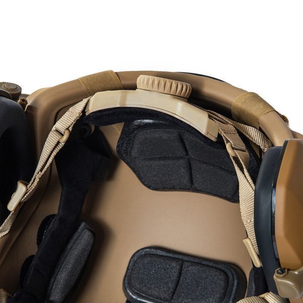 Шолом тактичний Fast Helmet NIJ IIIA + Навушники Walkers Razor Slim з чебурашкою +&nbsp;кавер мультикам 004S1 фото
