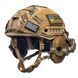 Шолом тактичний Fast Helmet NIJ IIIA + Навушники Walkers Razor Slim з чебурашкою +&nbsp;кавер мультикам 004S1 фото 1