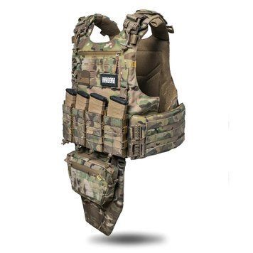 Бронежилет 6 класу OTAMAN GEN4 V3 зі збільшеною площею захисту, колір мультикам 9070 фото