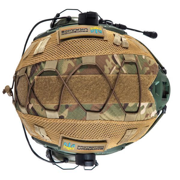 Шолом тактичний Fast TEAM WENDY Helmet NIJ IIIA + Навушники Earmor M32H MOD3 + КАВЕР 007 фото