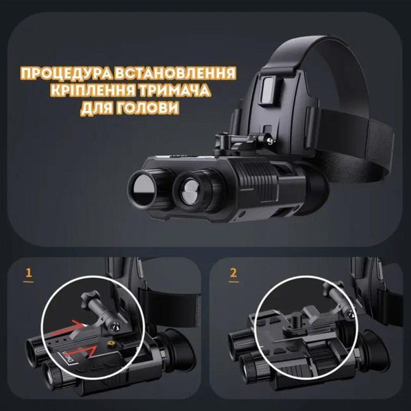 Бінокуляр (прилад) нічного бачення NV8000 + кріплення Wilcox L4G24 (металеве) на шолом 2085499464 фото