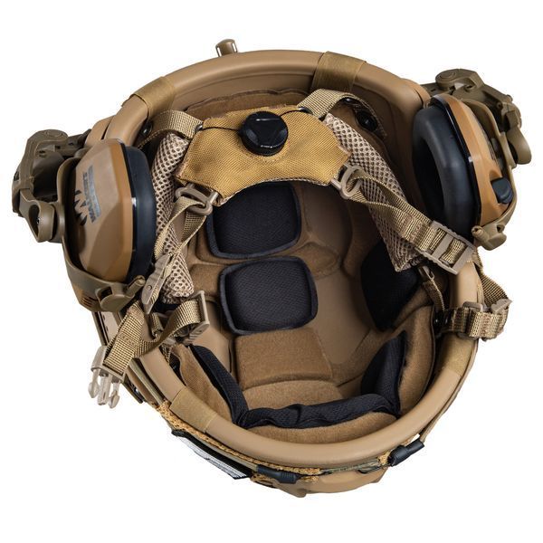 Шолом тактичний Fast TEAM WENDY Helmet NIJ IIIA + Навушники Walkers Razor Slim з чебурашкою +&nbsp;кавер мультикам 008S1 фото