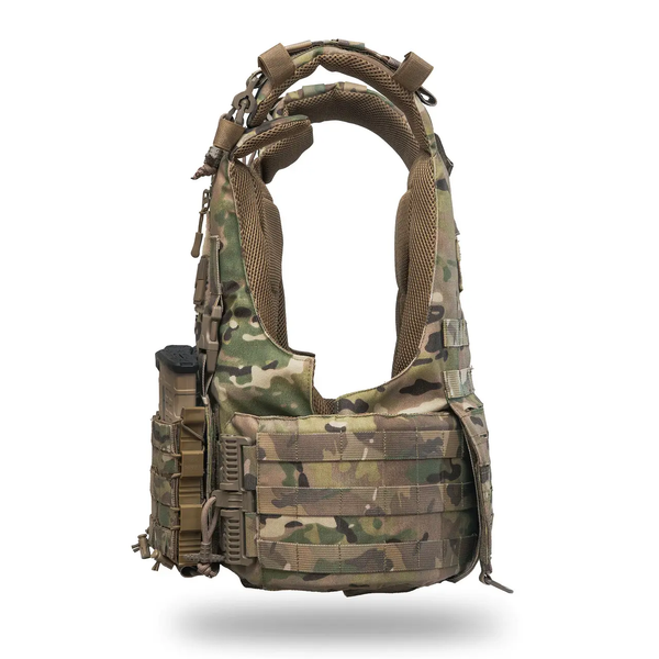 Бронежилет OTAMAN Gen4 V1+, 6 класса с защитой боков, с увеличенной площадью защиты. Цвет мультикам 8880 фото