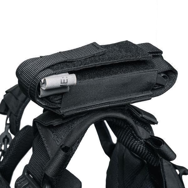 Плитоноска RAPTOR VORTEX Чёрный с быстрым сбросом. MOLLE 9 подсумков 101-5 фото