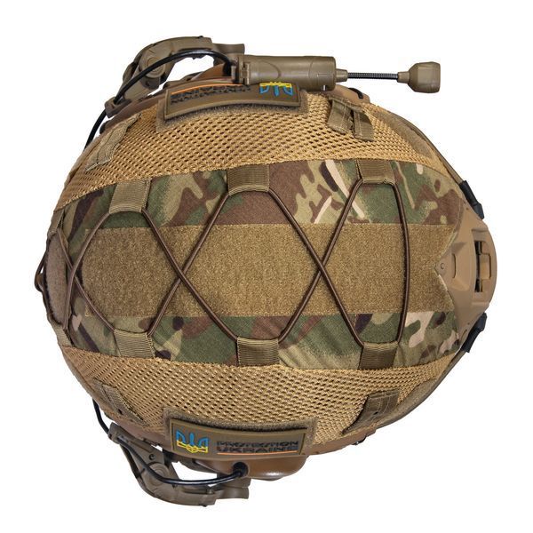 Шолом тактичний Fast TEAM WENDY Helmet NIJ IIIA + Навушники Earmor M31 MOD3 з чебурашкою +&nbsp;ліхтарик + кавер 015S1 фото